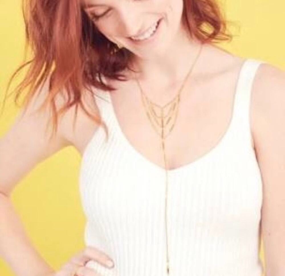 Stella & Dot Delicate Landon Necklace Casual Minimalist Statement Jewelry